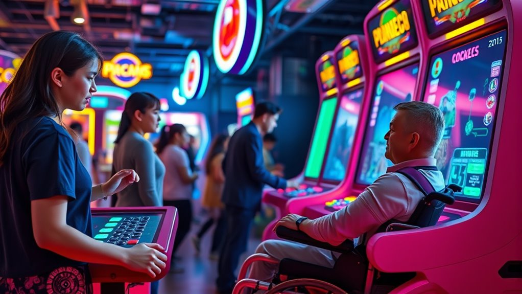 inclusive arcade game interfaces