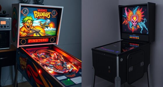 mechanical versus electronic pinball