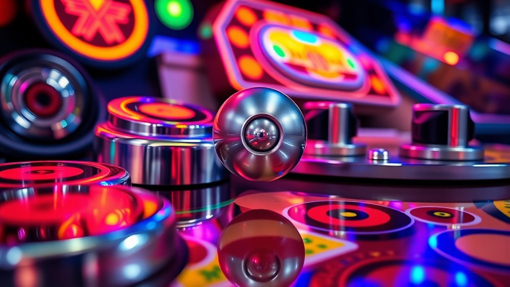 pinball bumper and target mechanics