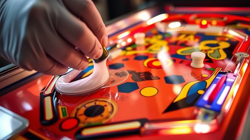 playfield cleaning and waxing