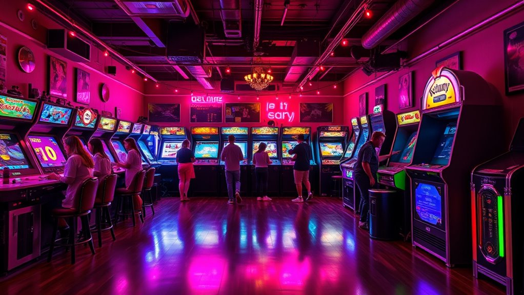 retro gaming meets modern decor