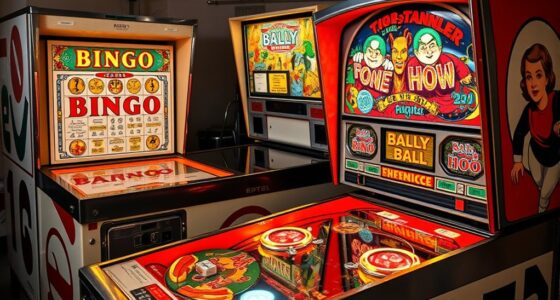 vintage pinball game origins