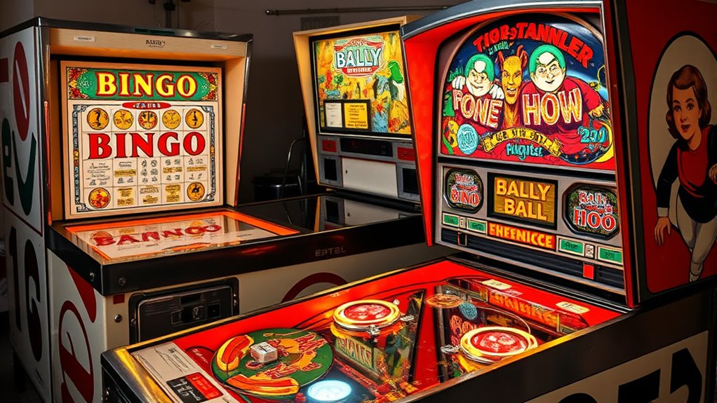 vintage pinball game origins