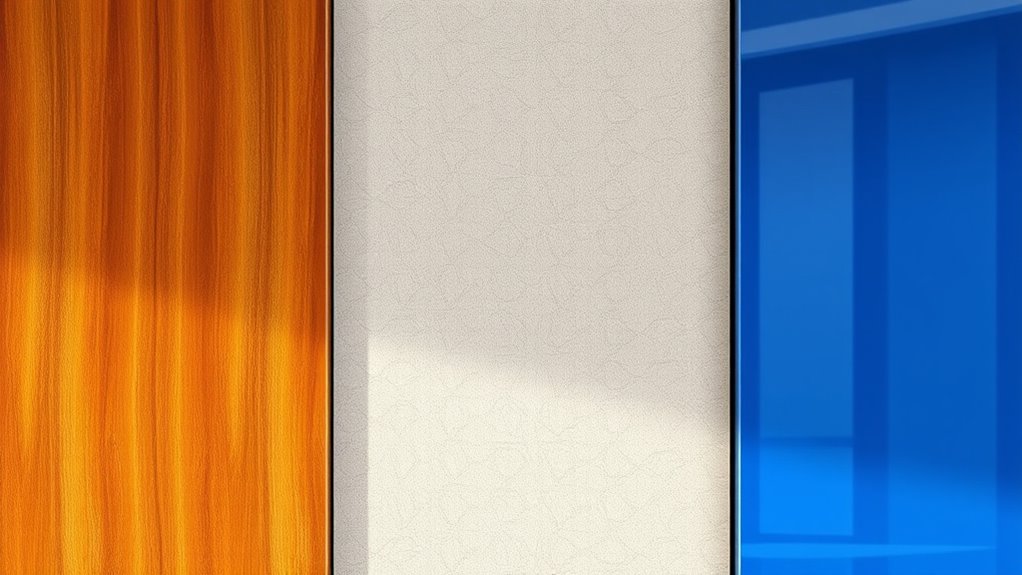 wood particle board plastic