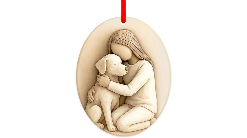 dog christmas ornament gift