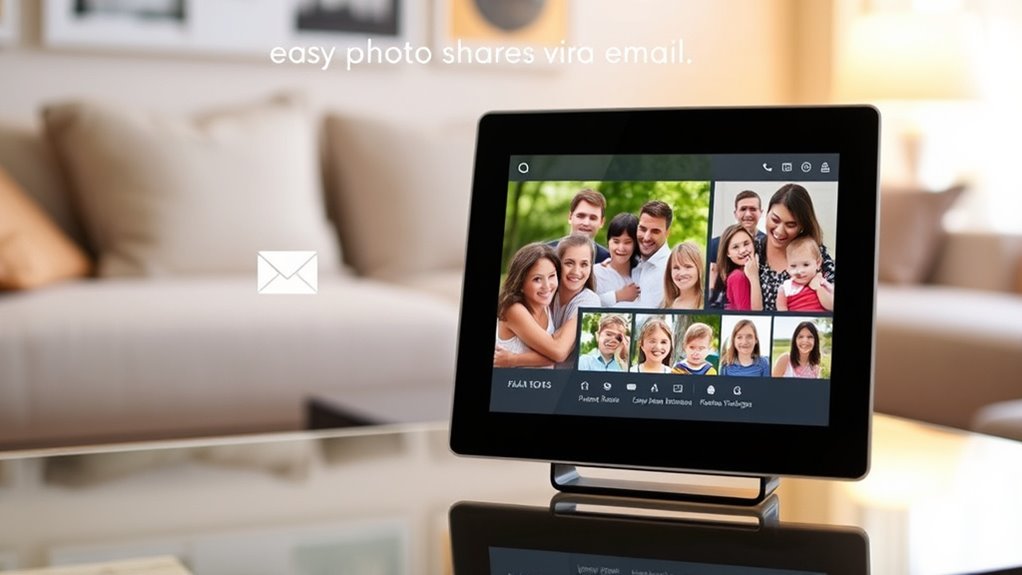 email sharing and customization