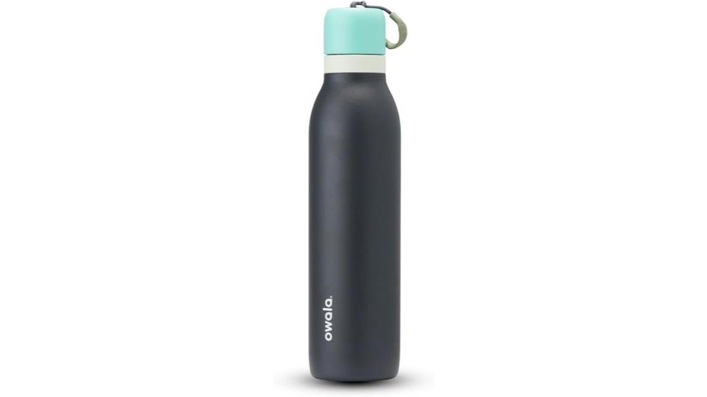 insulated stainless straw bottle
