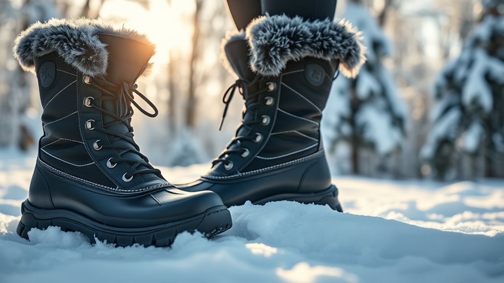 waterproof warm comfortable supportive