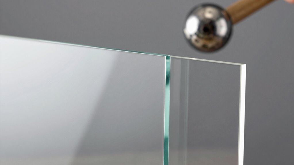 acrylic offers better impact resistance