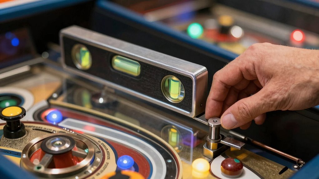 adjust pinball machine perfectly