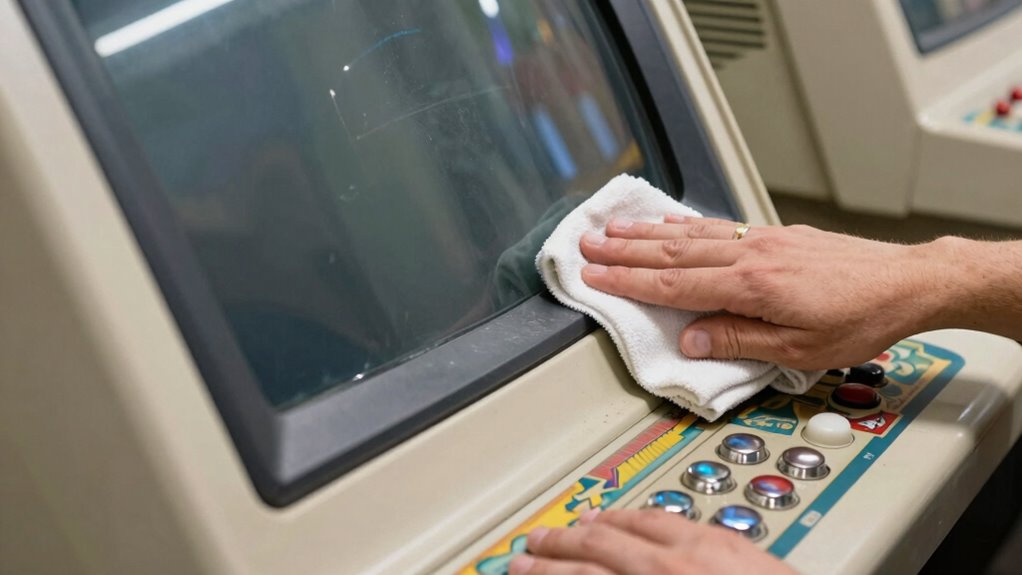 arcade cabinet cleaning tips
