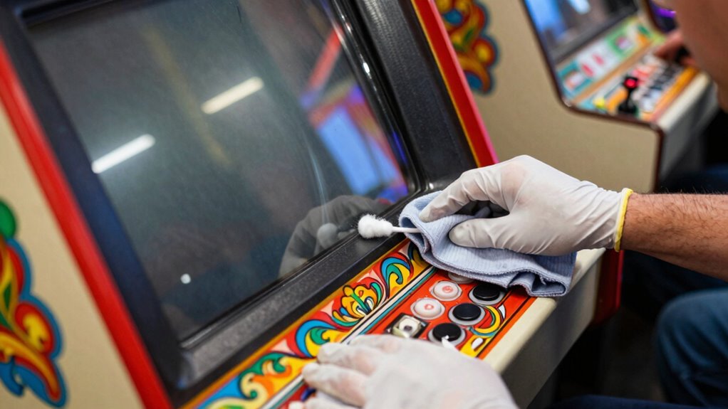 arcade cleaning solution selection