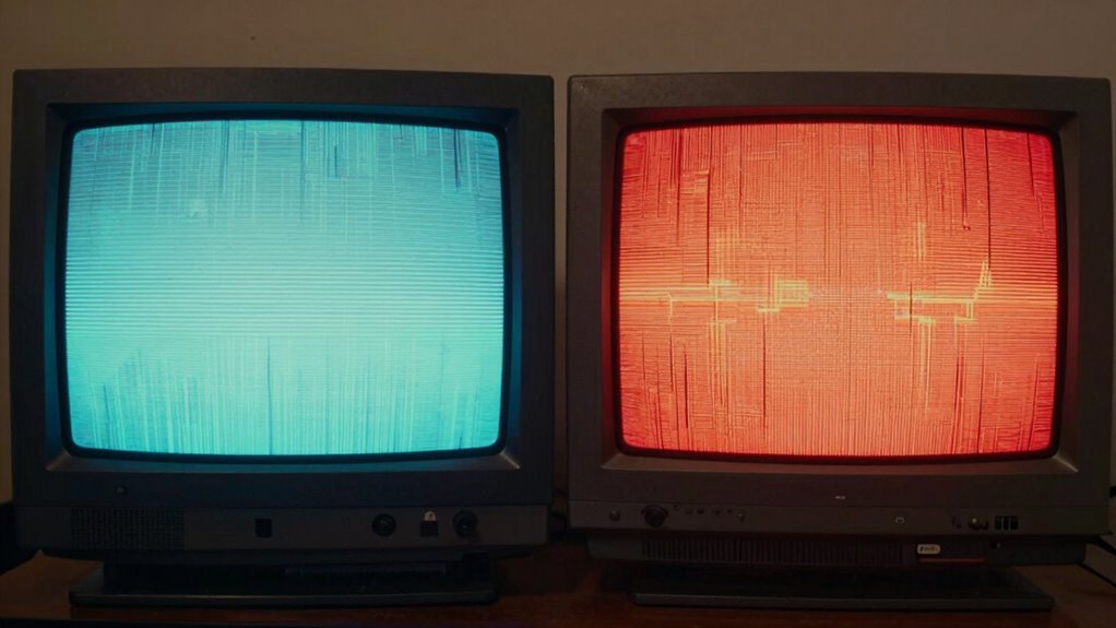 authentic vintage display characteristics