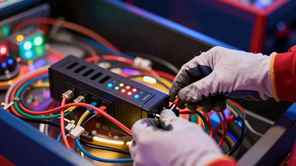 check wiring and grounding