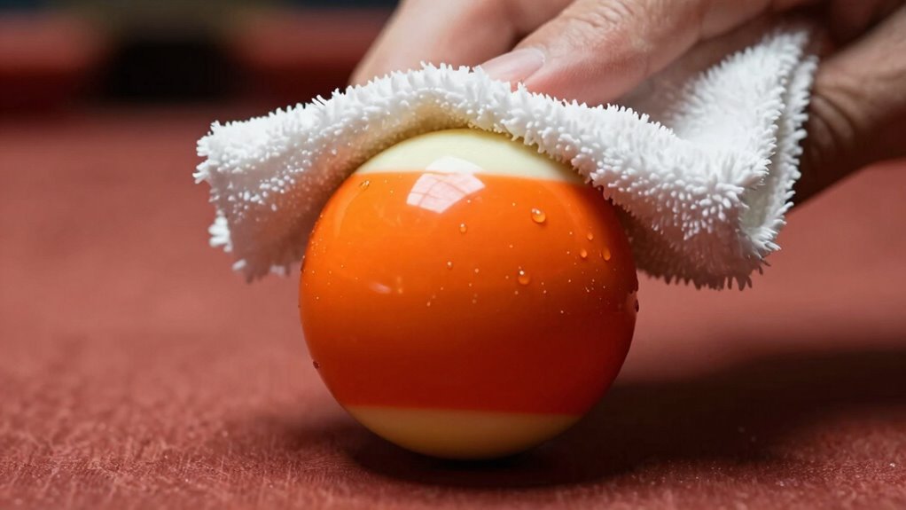 clean balls and cushions