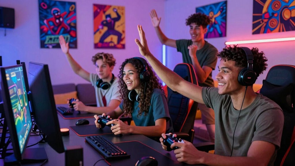 competitive gaming fosters friendships