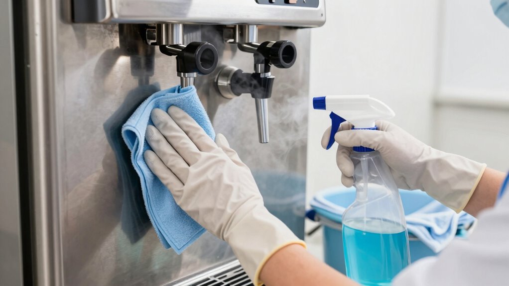 daily equipment cleaning routine