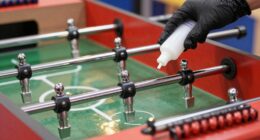 foosball bearings lubrication fixes