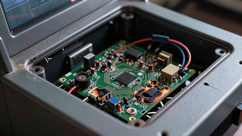 inspect internal components visually