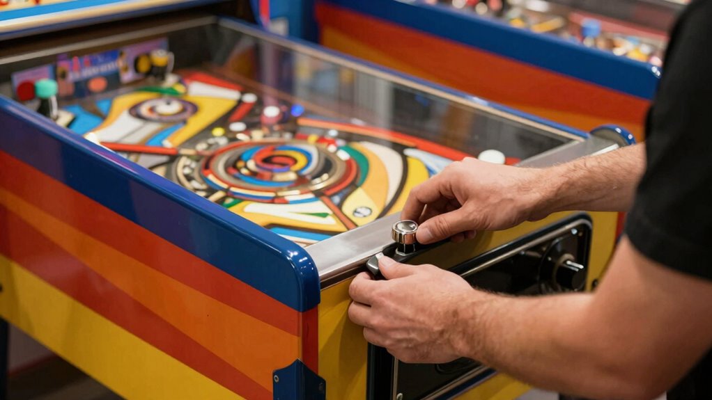level your pinball machine