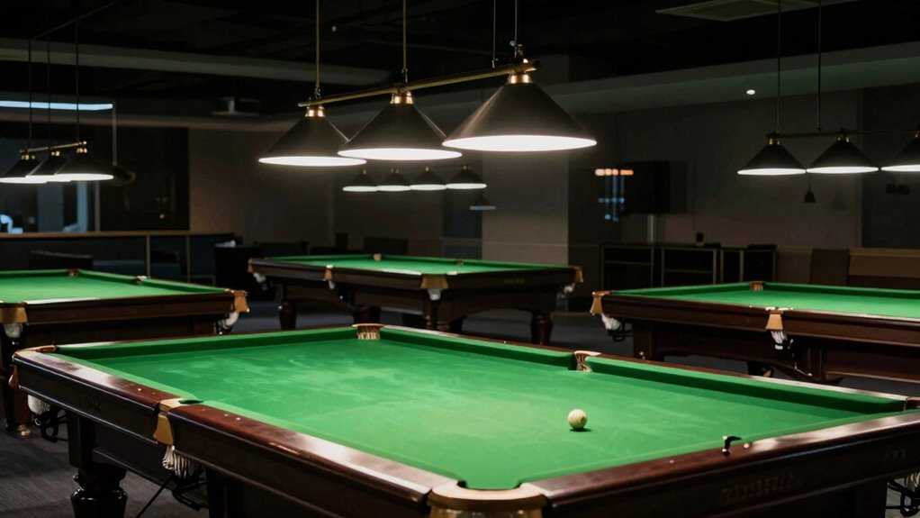 lighting options for pool tables