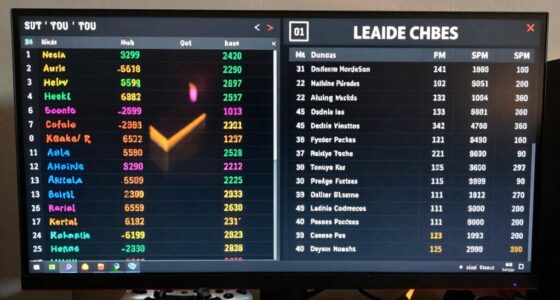 local scores and rankings