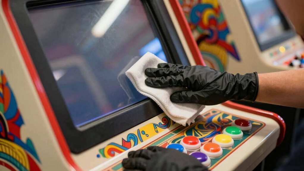 maintain arcade cabinet shine
