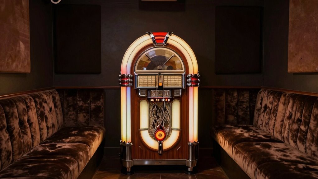 optimal jukebox sound placement