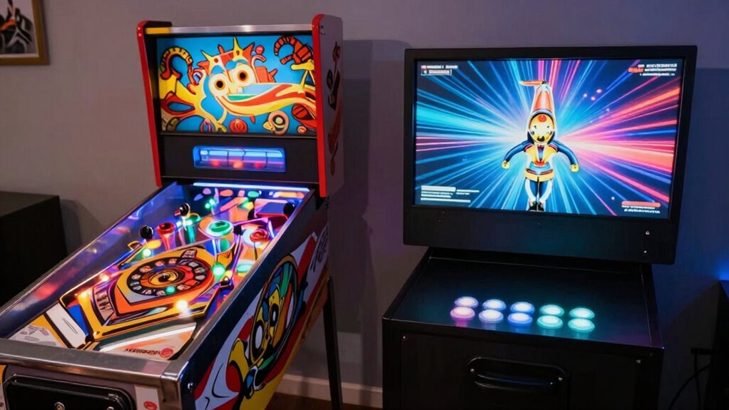 pinball full size vs digital