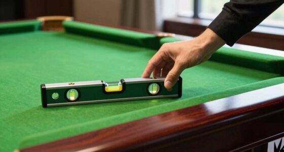 pool table leveling fix