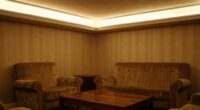 retro room ambient glow
