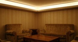 retro room ambient glow