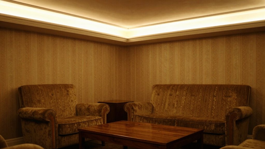 retro room ambient glow