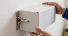 safe box hinge latch
