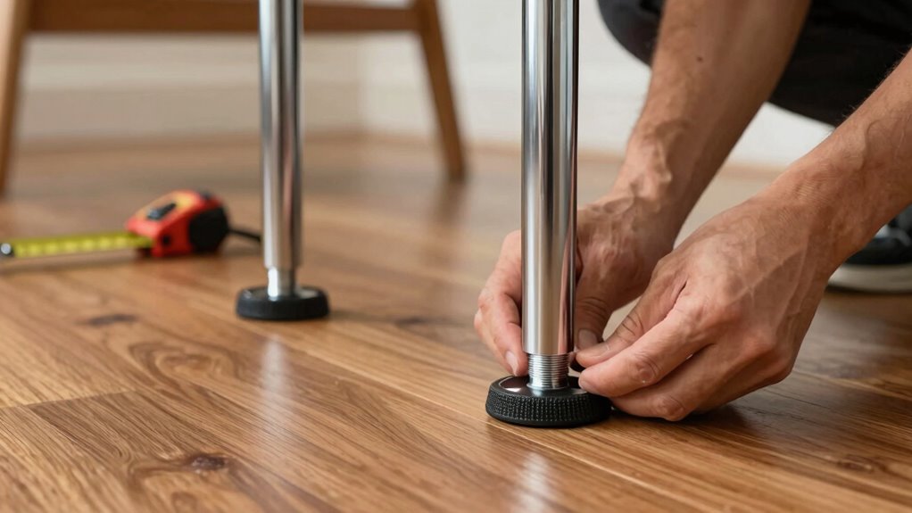 secure adjust level stabilize