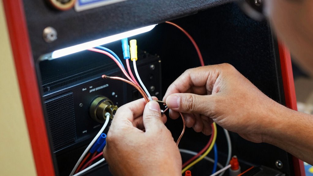 secure organized grounded wiring