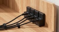 secure power cable management