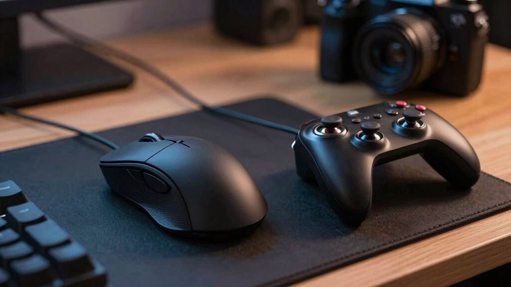 standard controllers dominate gameplay