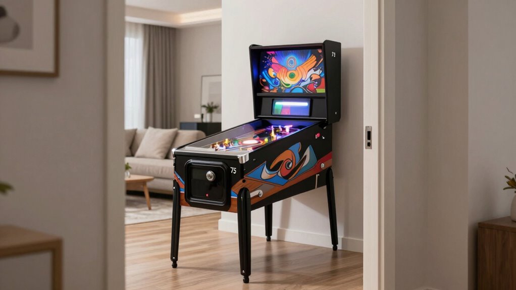 standard pinball machine dimensions