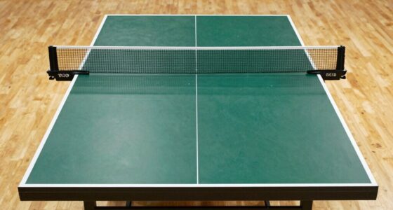 table tennis equipment specifications
