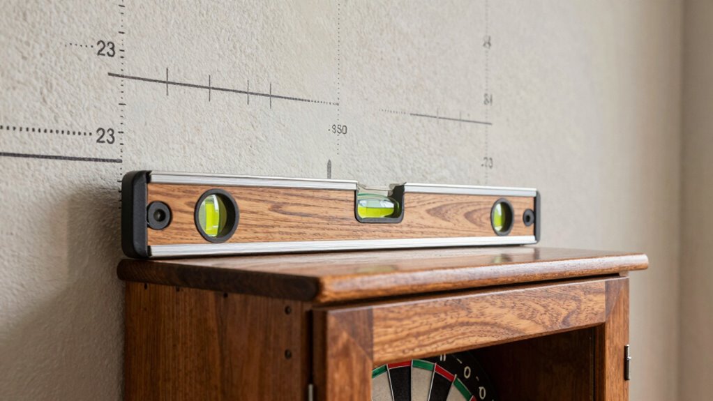 use level for alignment
