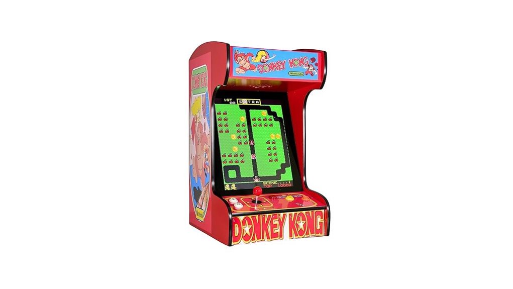 arcade machine with retro games