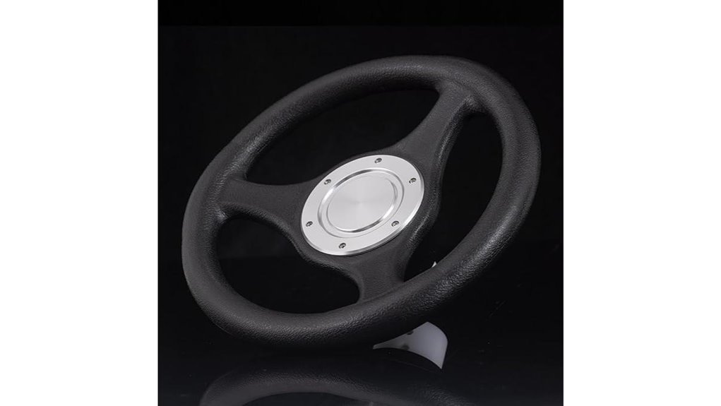 black grs steering wheel