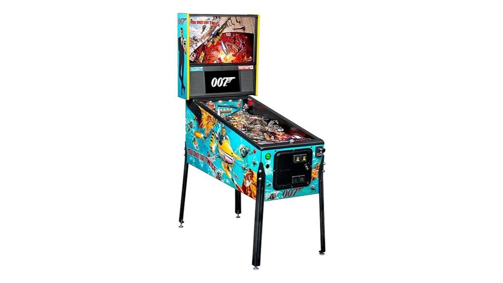 bond themed pinball game