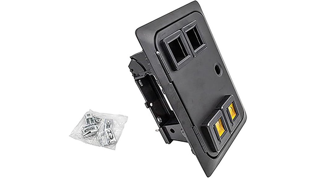 dual entry arcade coin door