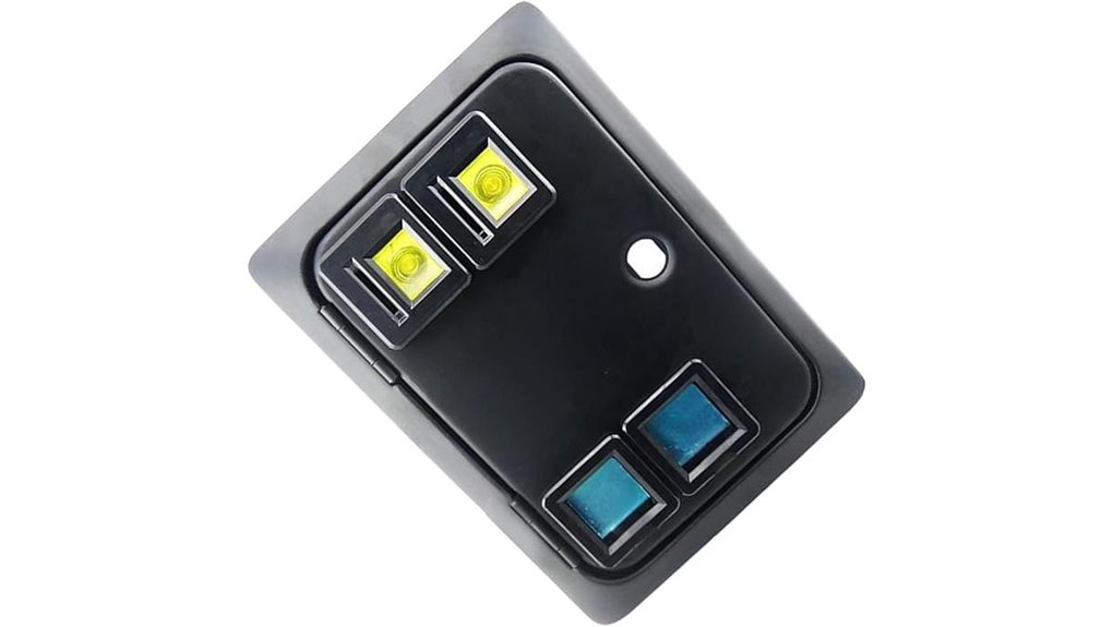 durable double slot coin door