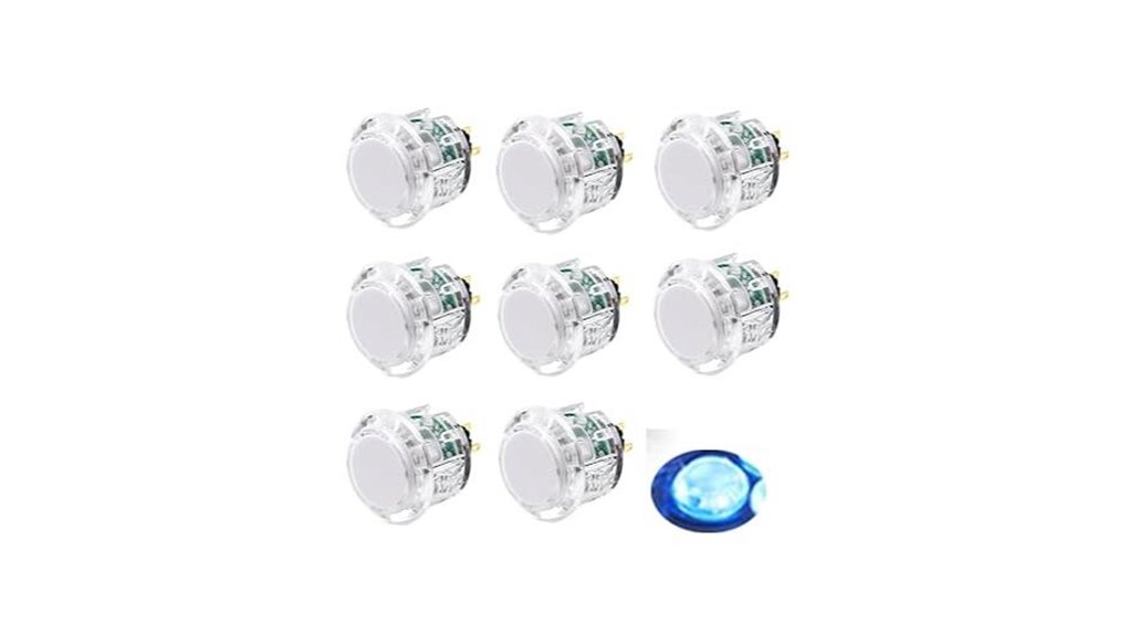 illuminated arcade button set