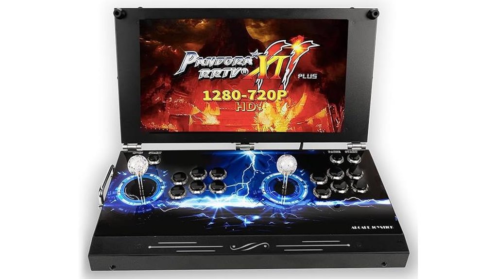 large capacity handheld arcade