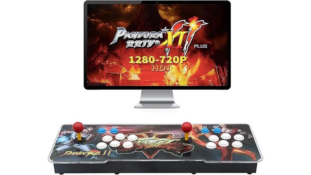 large multi game arcade console