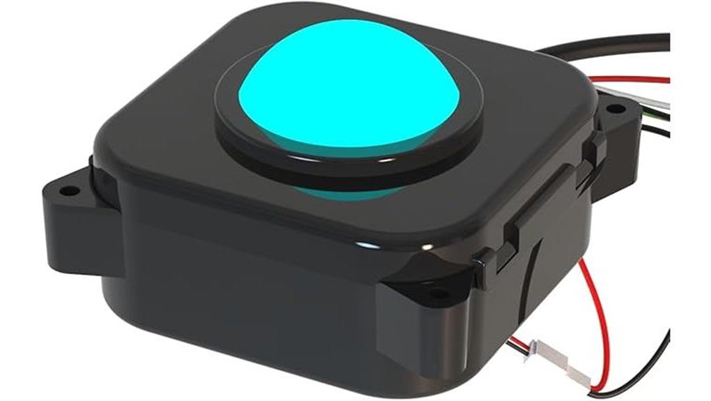 led arcade trackball spinner